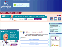 Tablet Screenshot of es.freelang.net